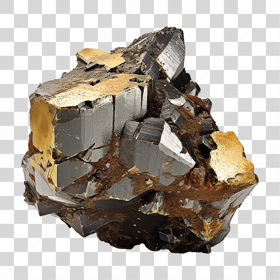 Metal Ore Rocks Mining Transparent PNG