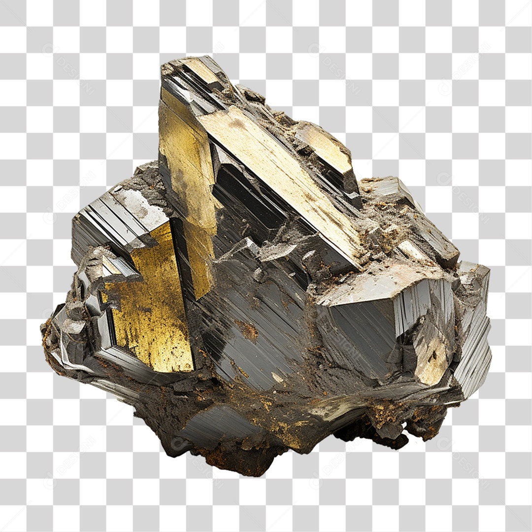 Minério Metal Rochas Garimpo PNG Transparente