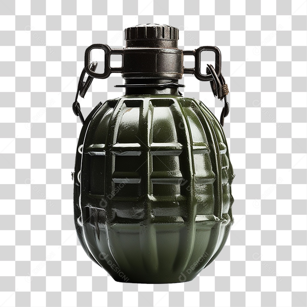 Granada Bomba Guerra PNG Transparente