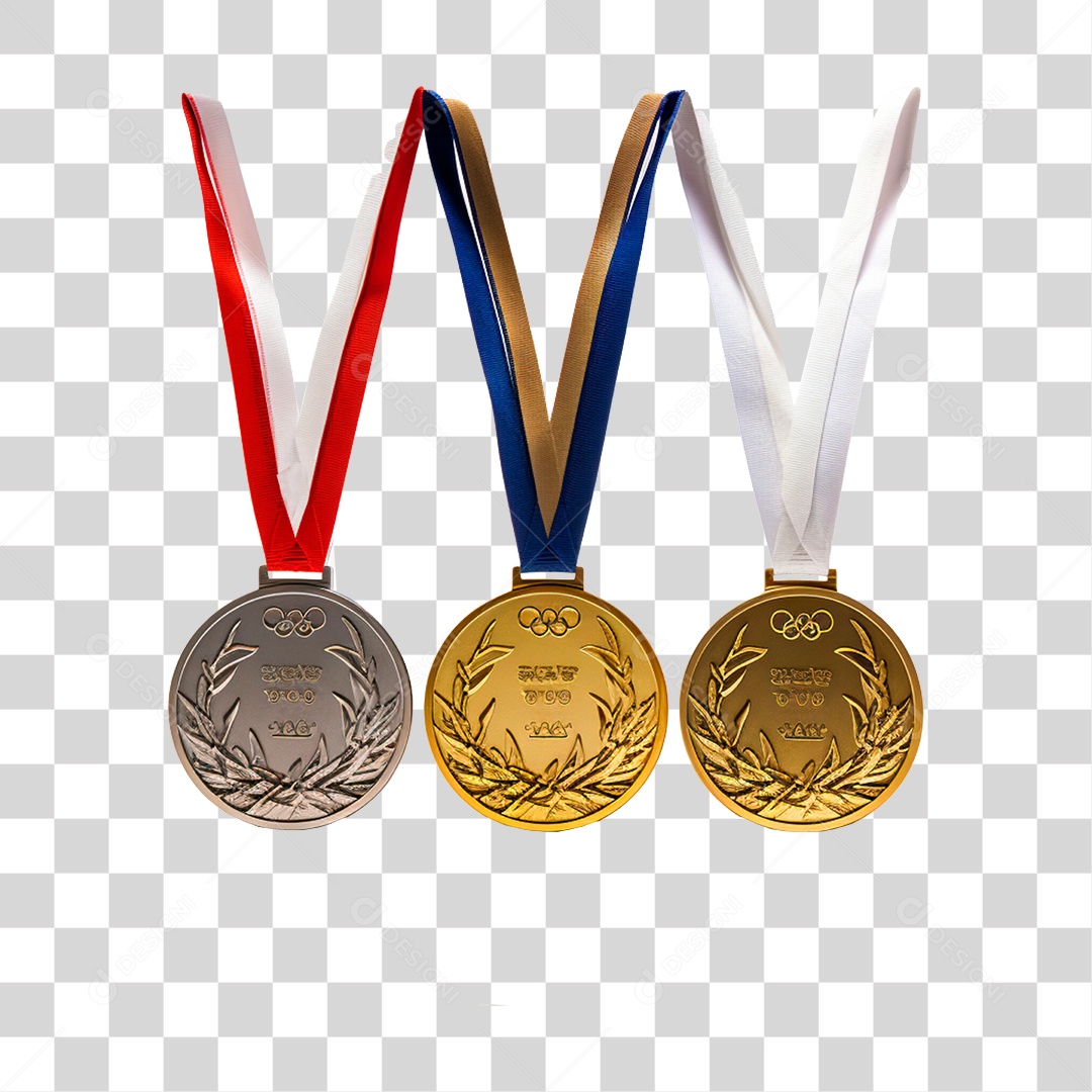Medalhas Olímpicas PNG Transparente
