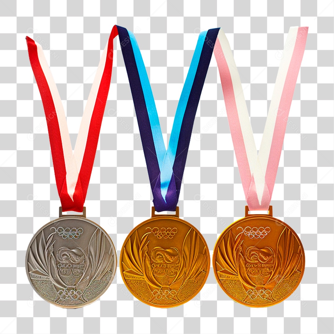 Medalhas Olímpicas PNG Transparente