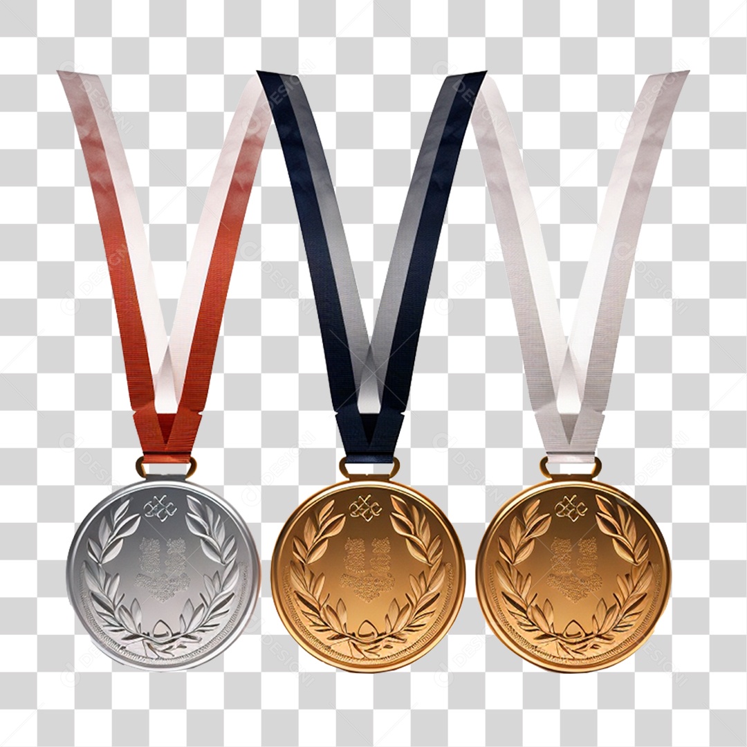 Medalhas Olímpicas PNG Transparente