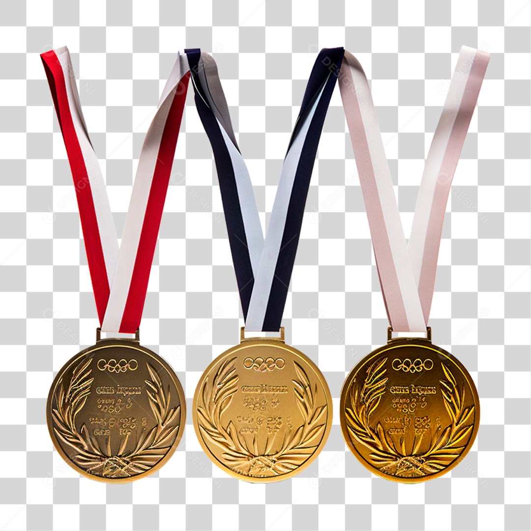 Medalhas Olímpicas PNG Transparente