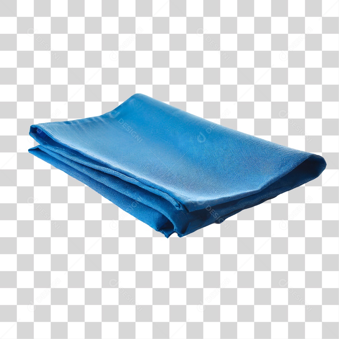 Guardanapo Azul PNG Transparente