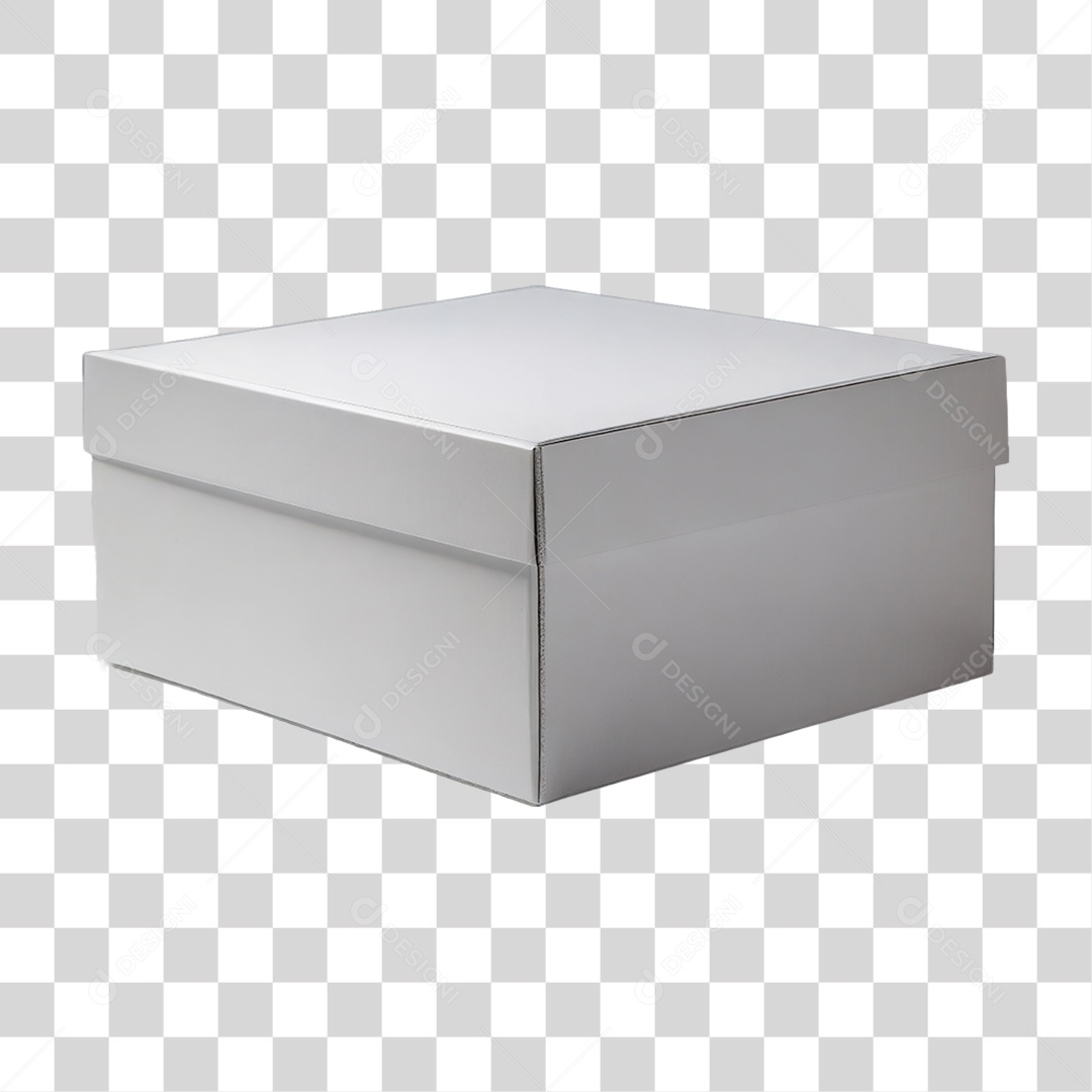 Caixa Branca PNG Transparente