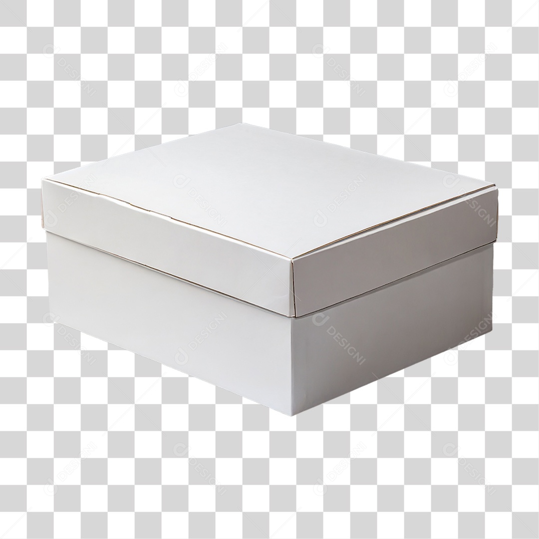 Caixa Branca PNG Transparente