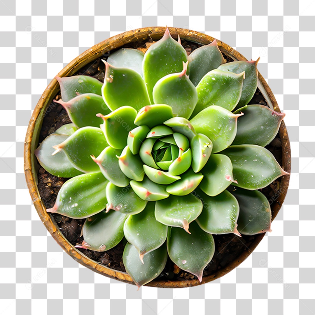 Planta Suculenta PNG Transparente