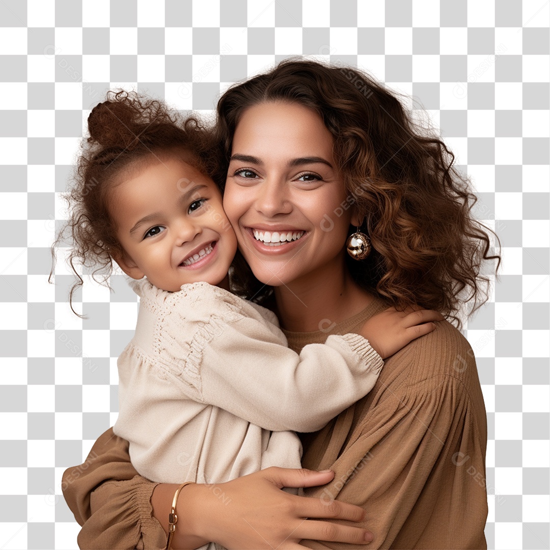 Família Mãe e Filha PNG Transparente