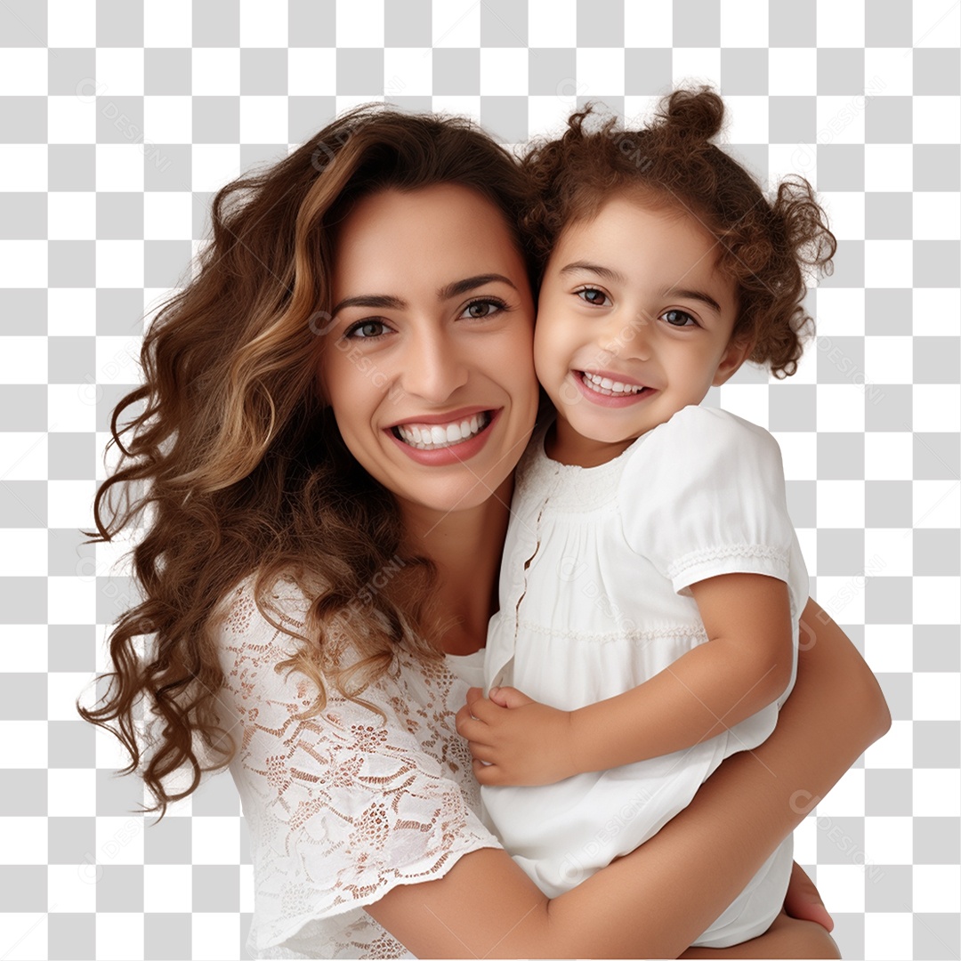 Família Mãe e Filha PNG Transparente