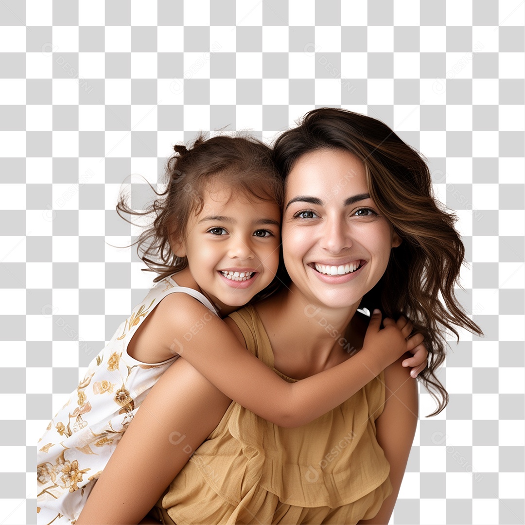 Família Mãe e Filha PNG Transparente