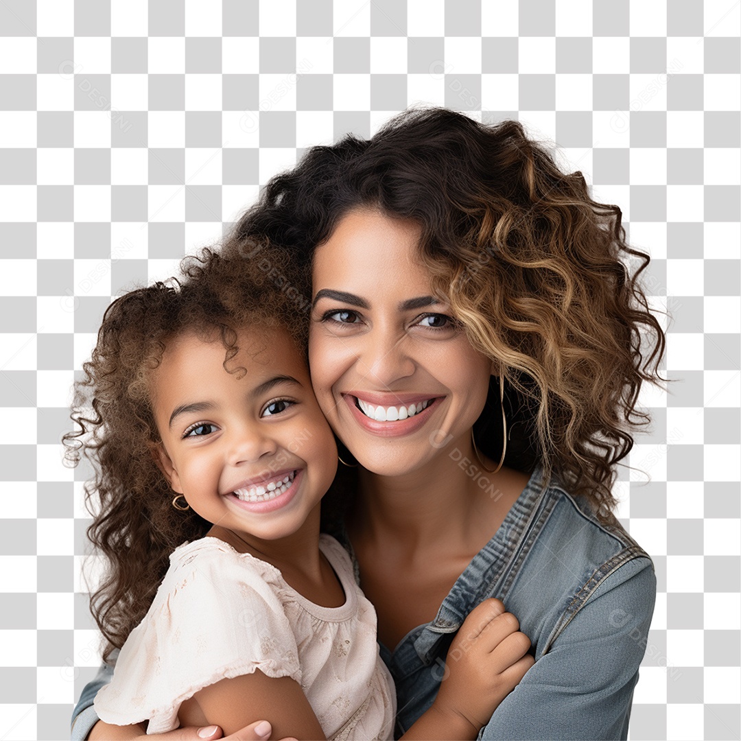 Família Mãe e Filha PNG Transparente