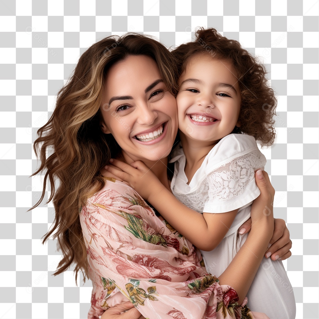 Família Mãe e Filha PNG Transparente