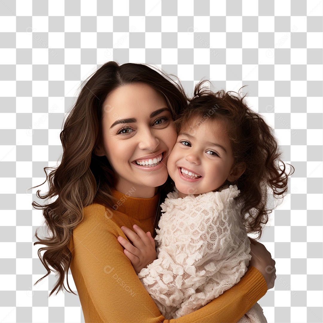 Família Mãe e Filha PNG Transparente