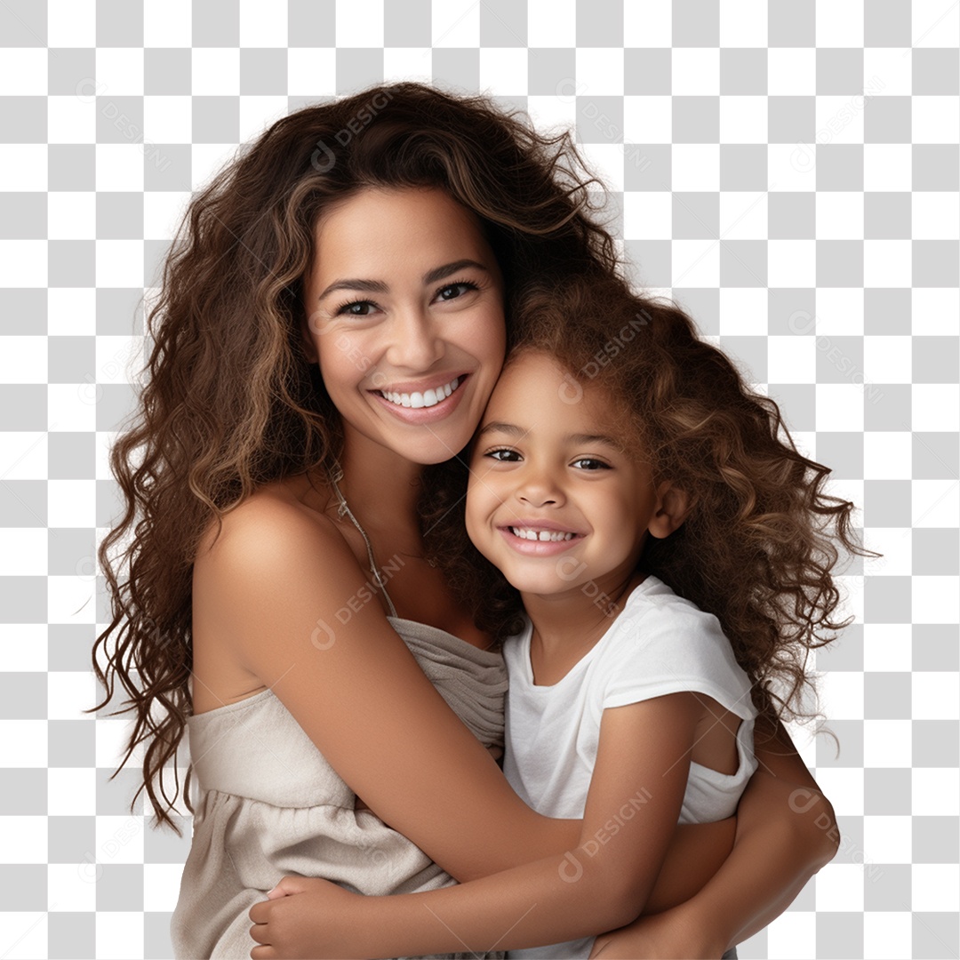 Família Mãe e Filha PNG Transparente