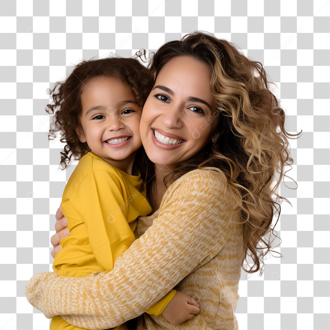 Família Mãe e Filha PNG Transparente
