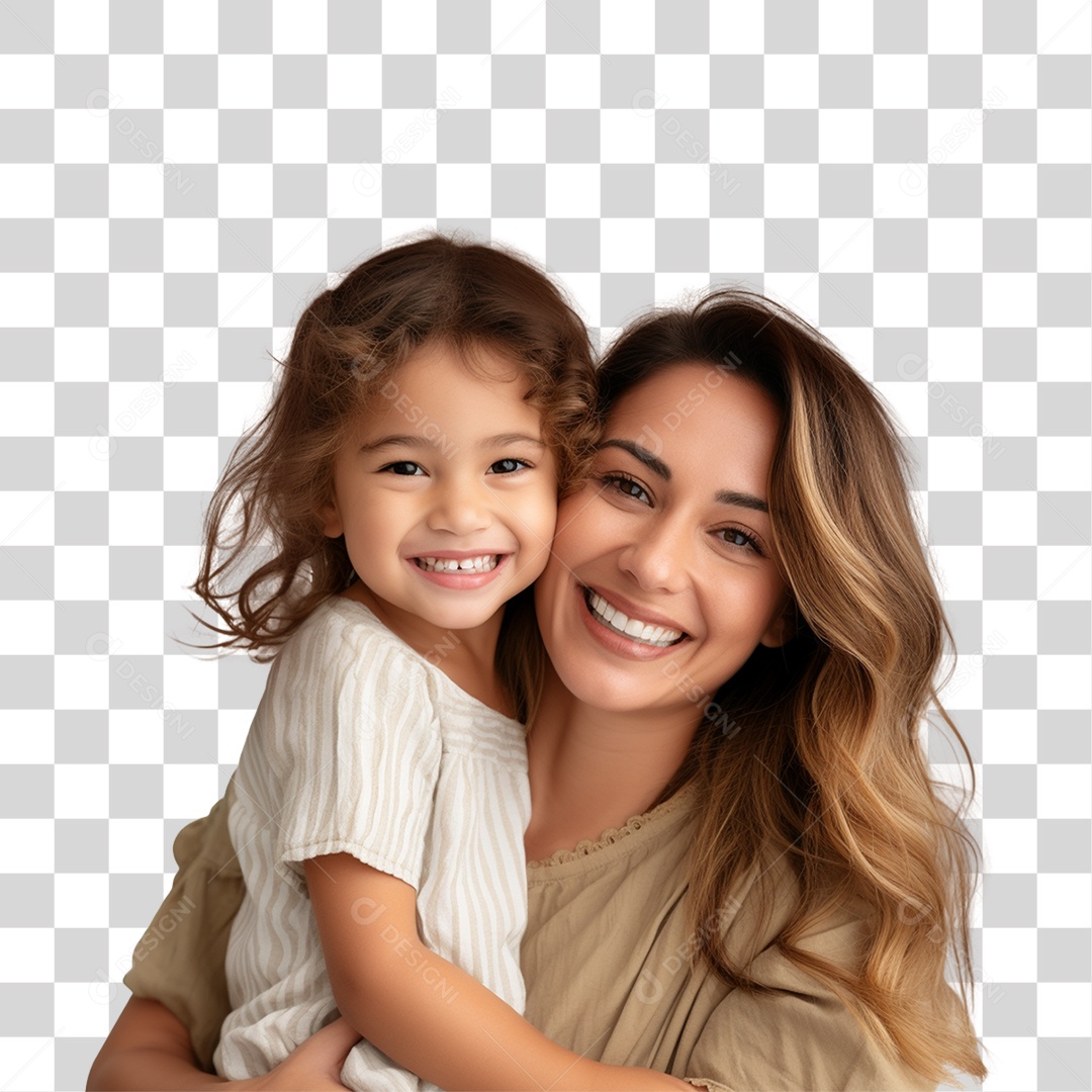 Família Mãe e Filha PNG Transparente
