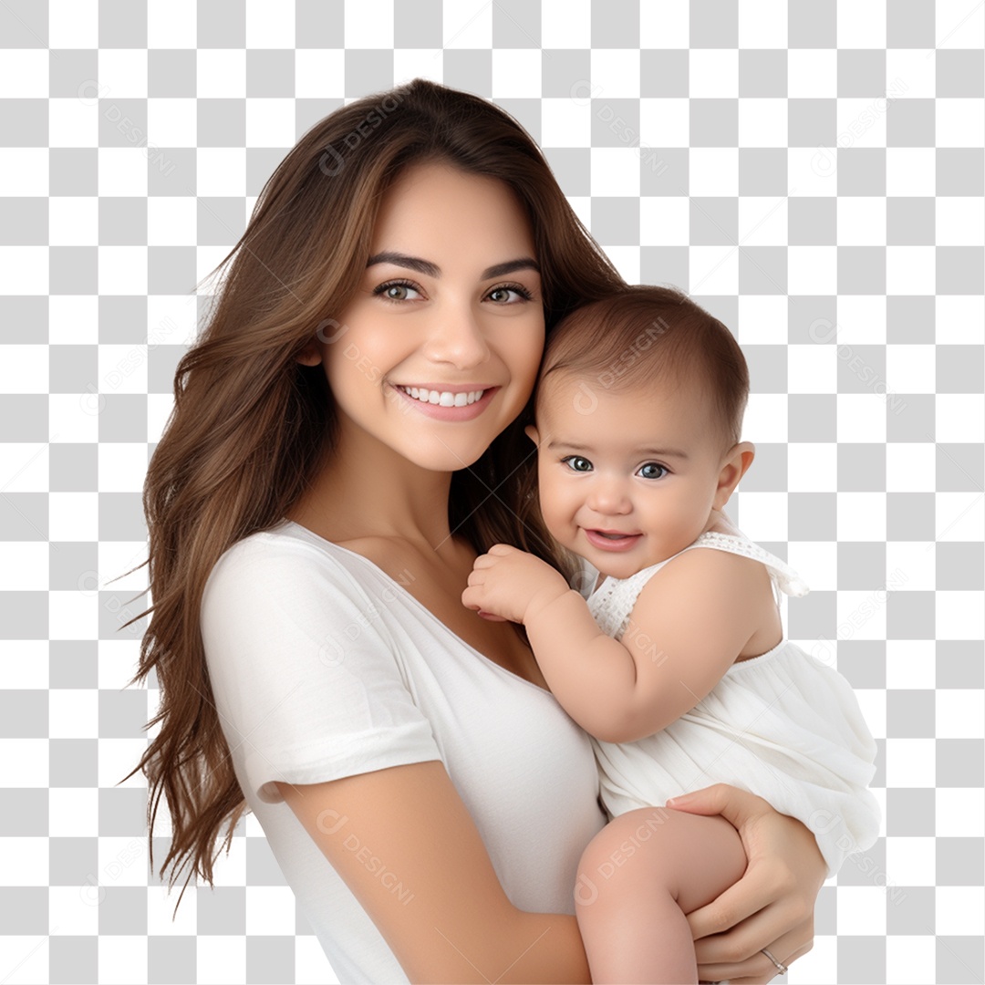 Família Mãe e Filha PNG Transparente