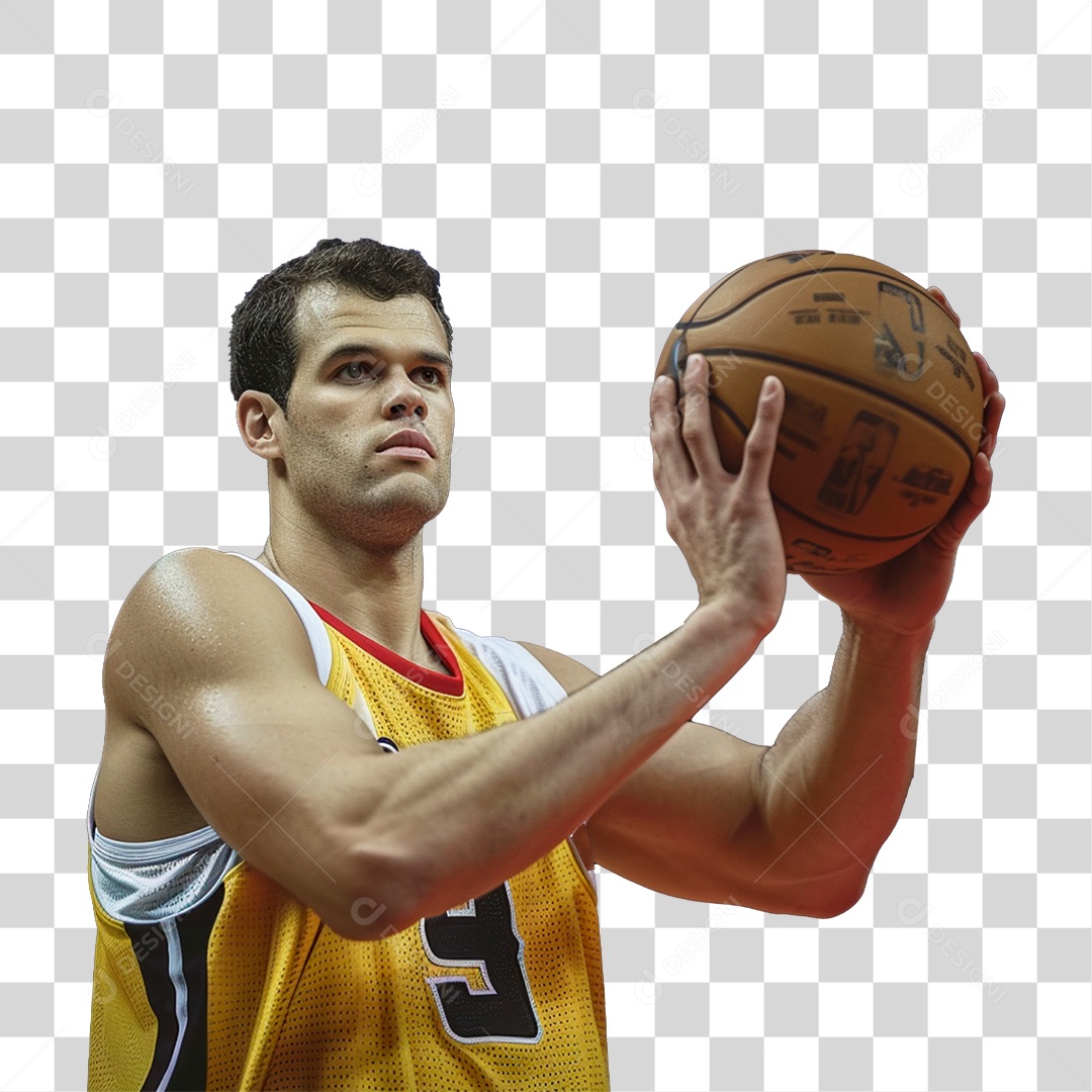 Jogador de Basquete PNG Transparente