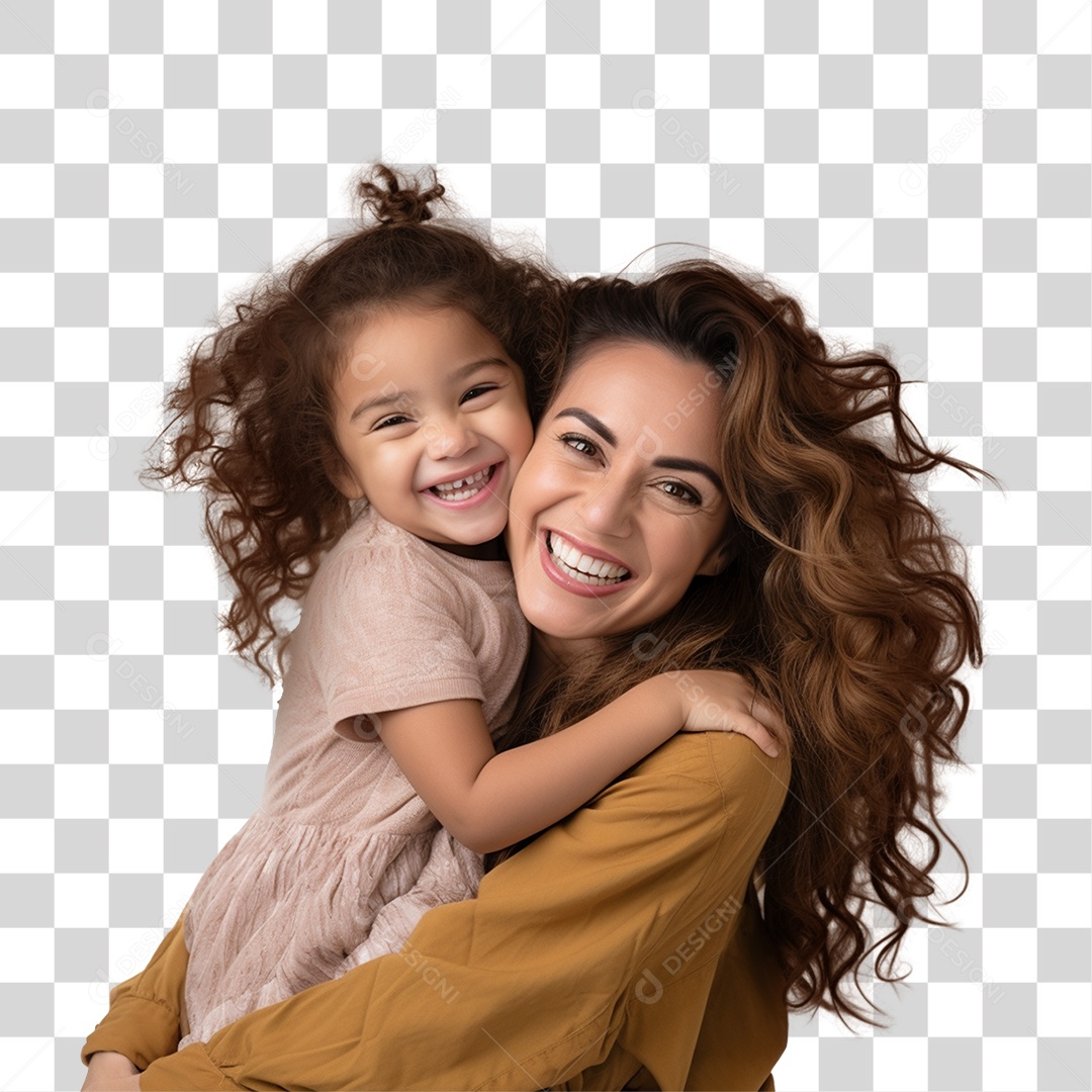 Família Mãe e Filha PNG Transparente