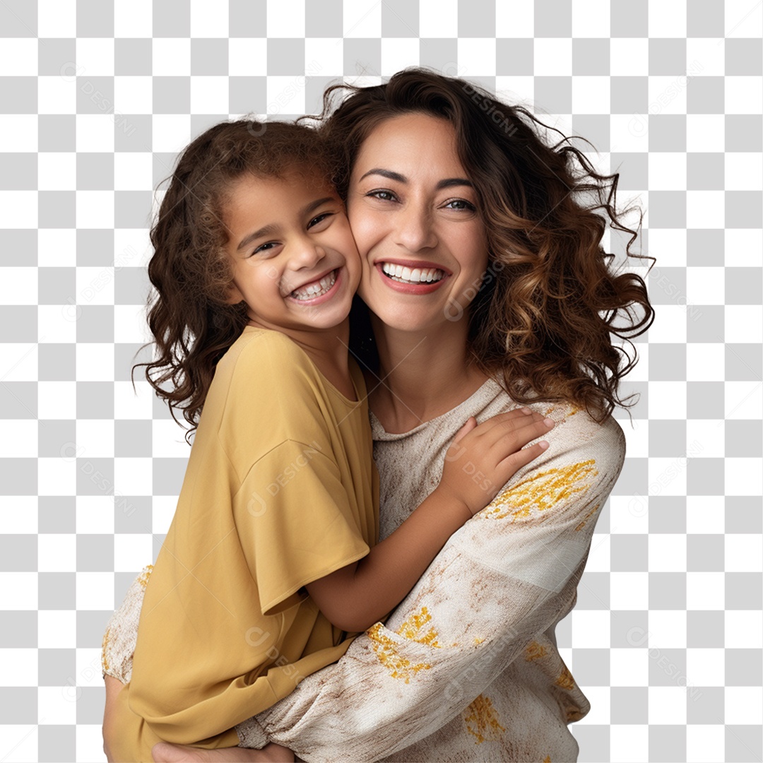 Família Mãe e Filha PNG Transparente