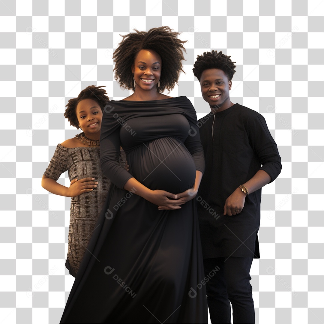 Família Amor Carinho Cuidado PNG Transparente