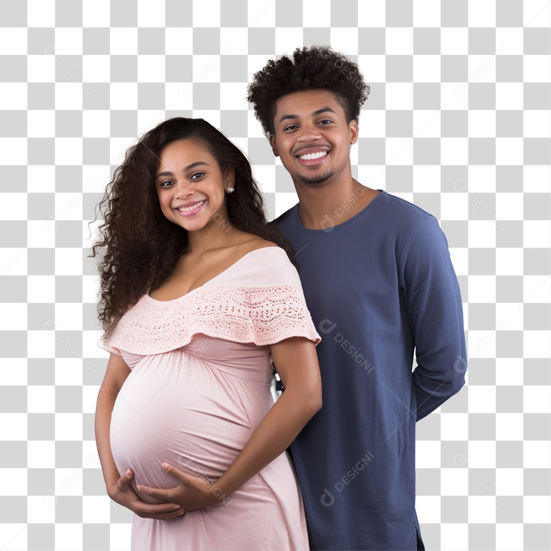 Família Mãe Gravida Cuidado Amor Carinho PNG Transparente