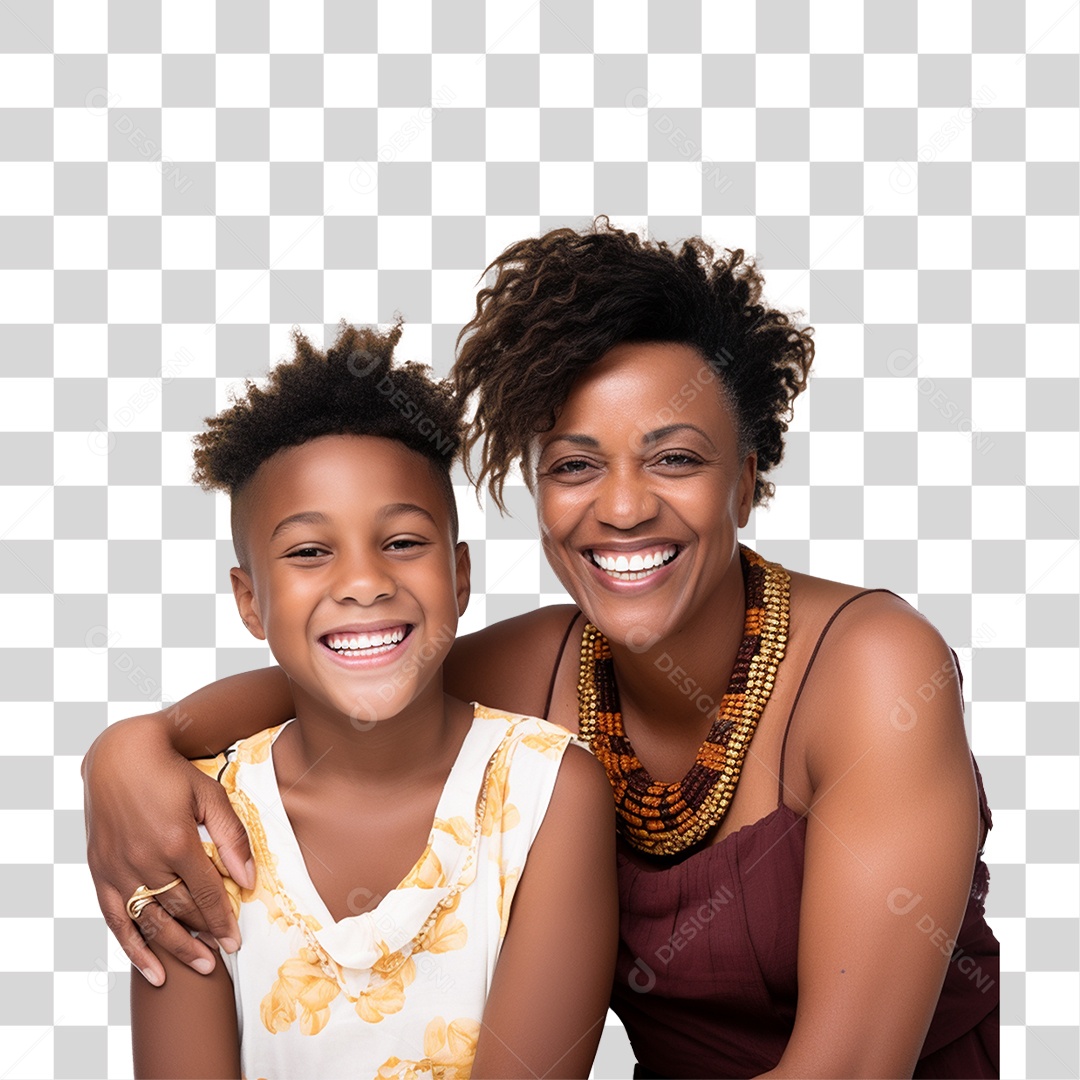 Família Mãe e Filho PNG Transparente