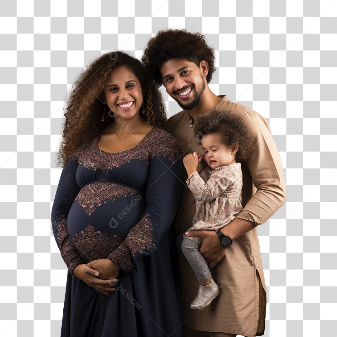 Família Amor Carinho Cuidado PNG Transparente