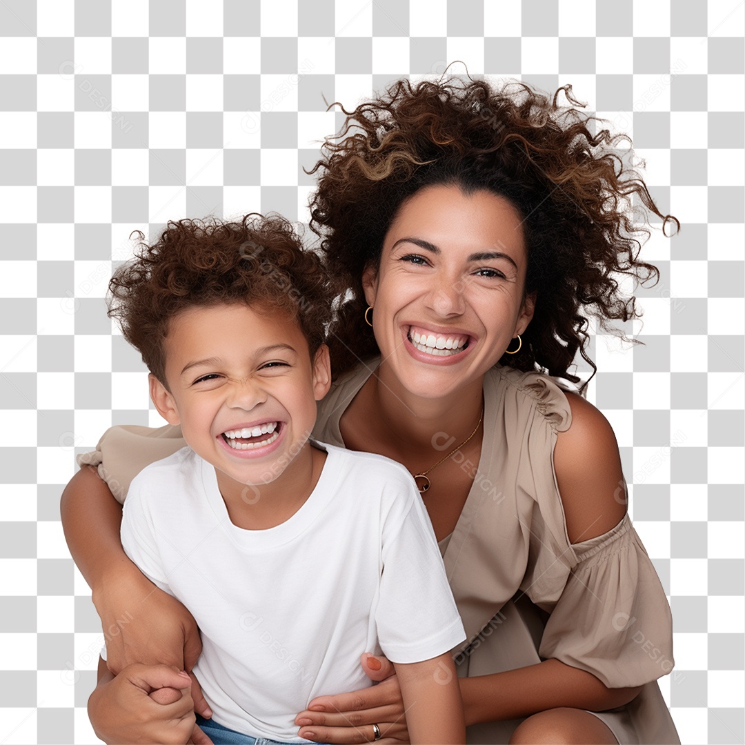 Família Mãe e Filho PNG Transparente