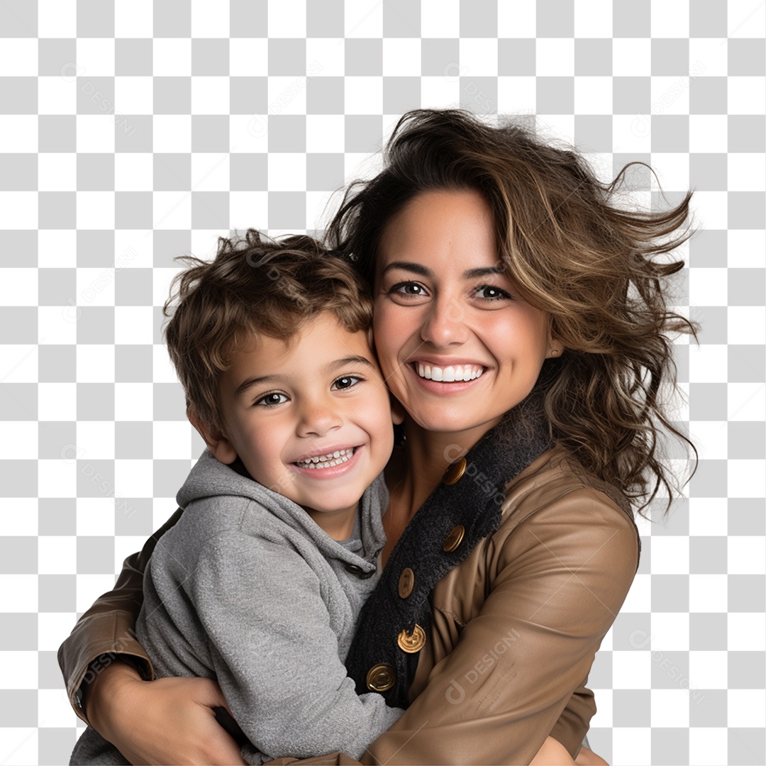 Família Mãe e Filho PNG Transparente