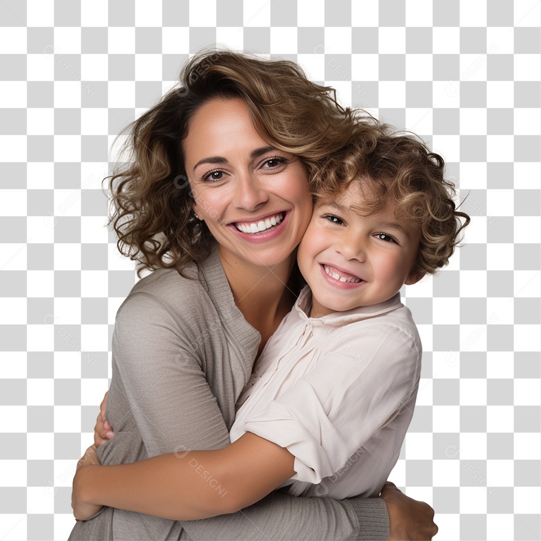 Família Mãe e Filho PNG Transparente