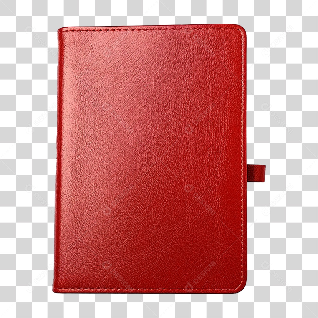 Capa de Couro Vermelha PNG Transparente