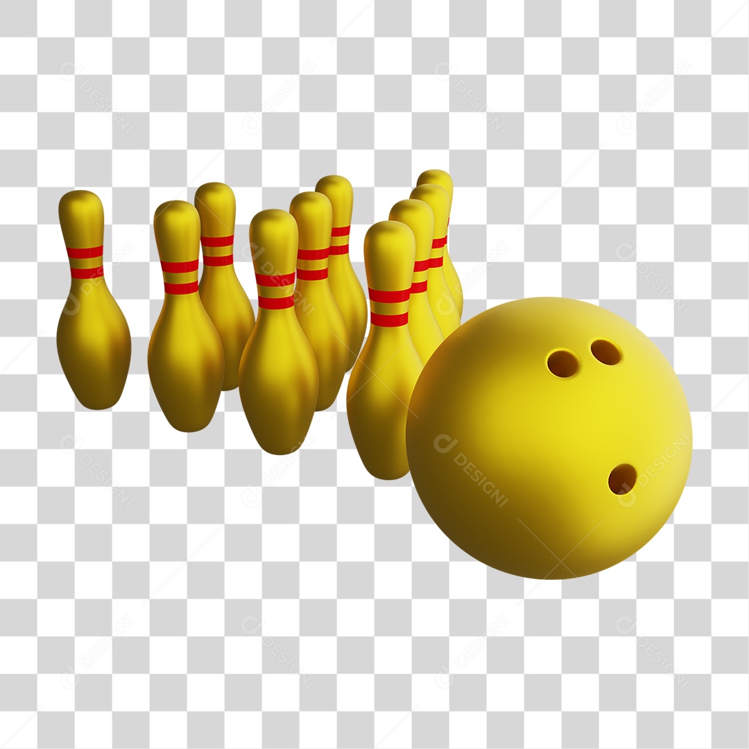 Bola de Boliche PNG Transparente