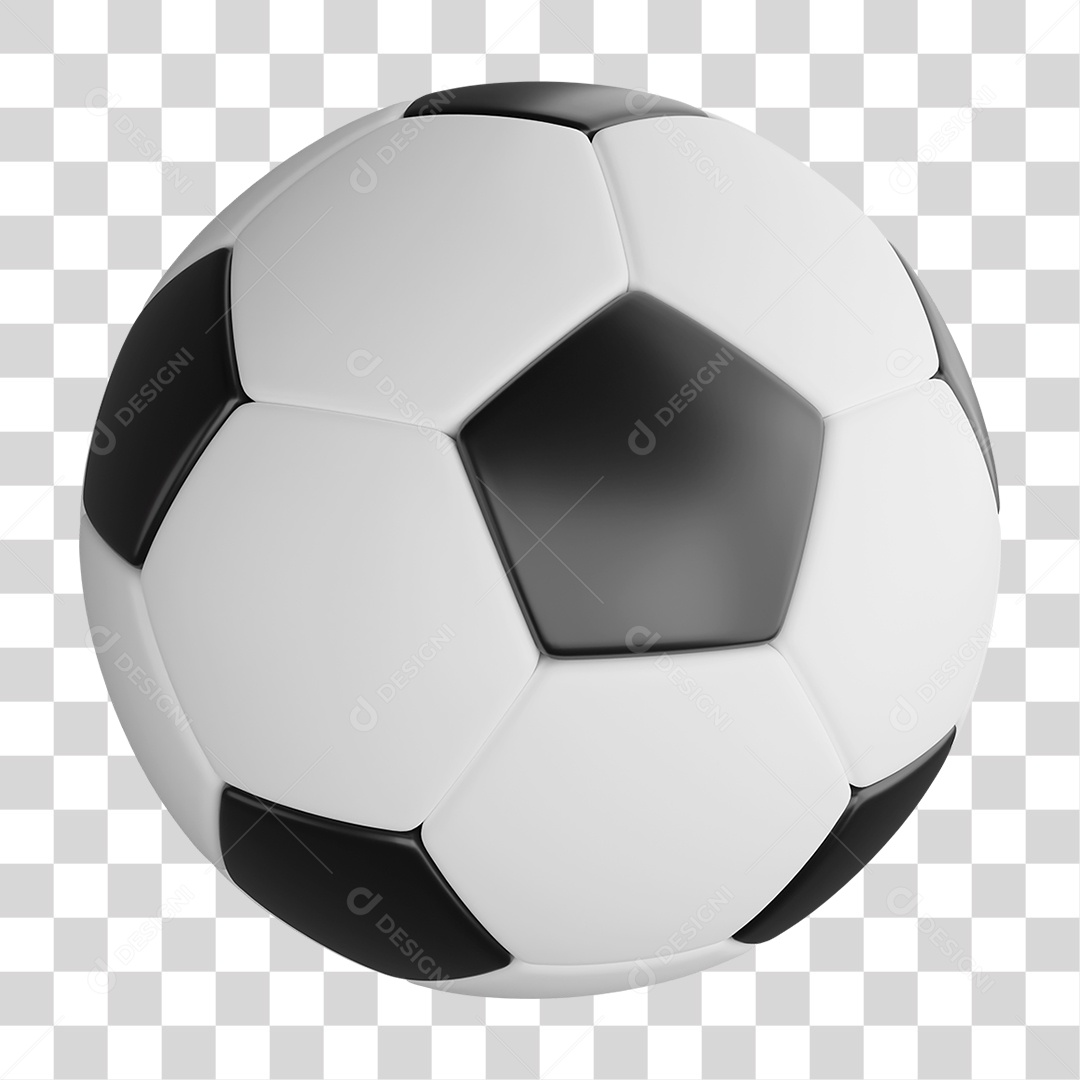 Bola de Futebol PNG Transparente