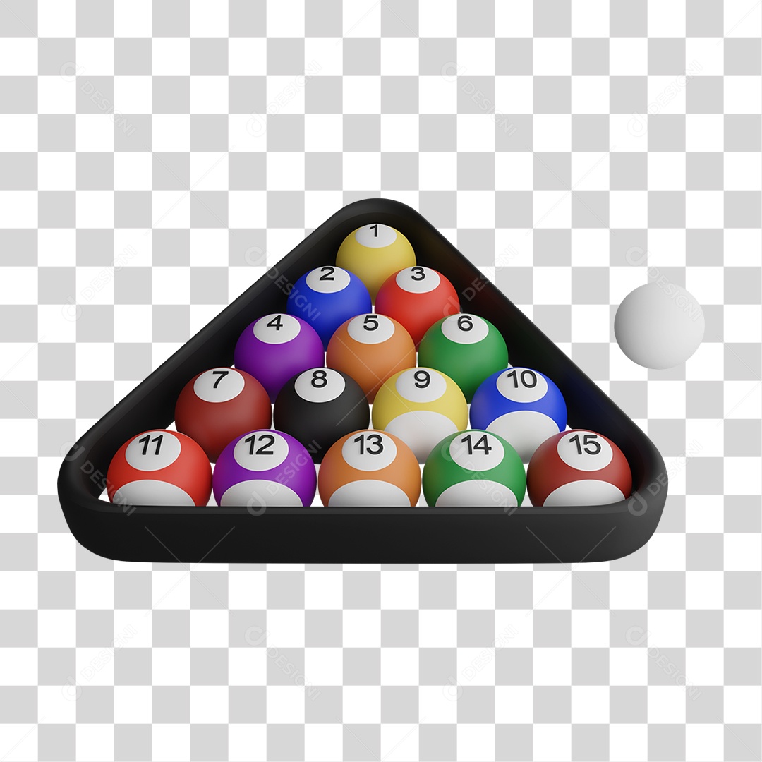 Bolas de Sinuca PNG Transparente