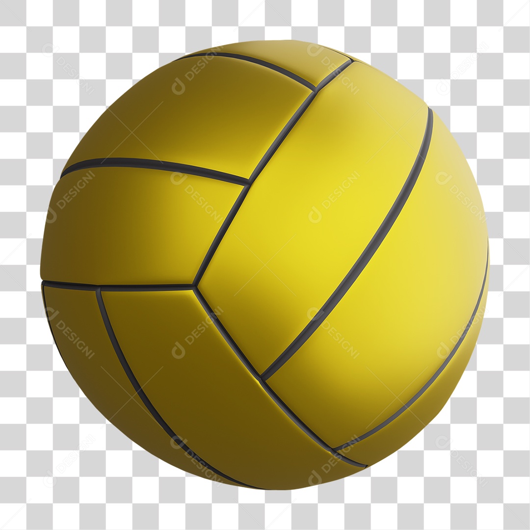 Bola de Vôlei PNG Transparente