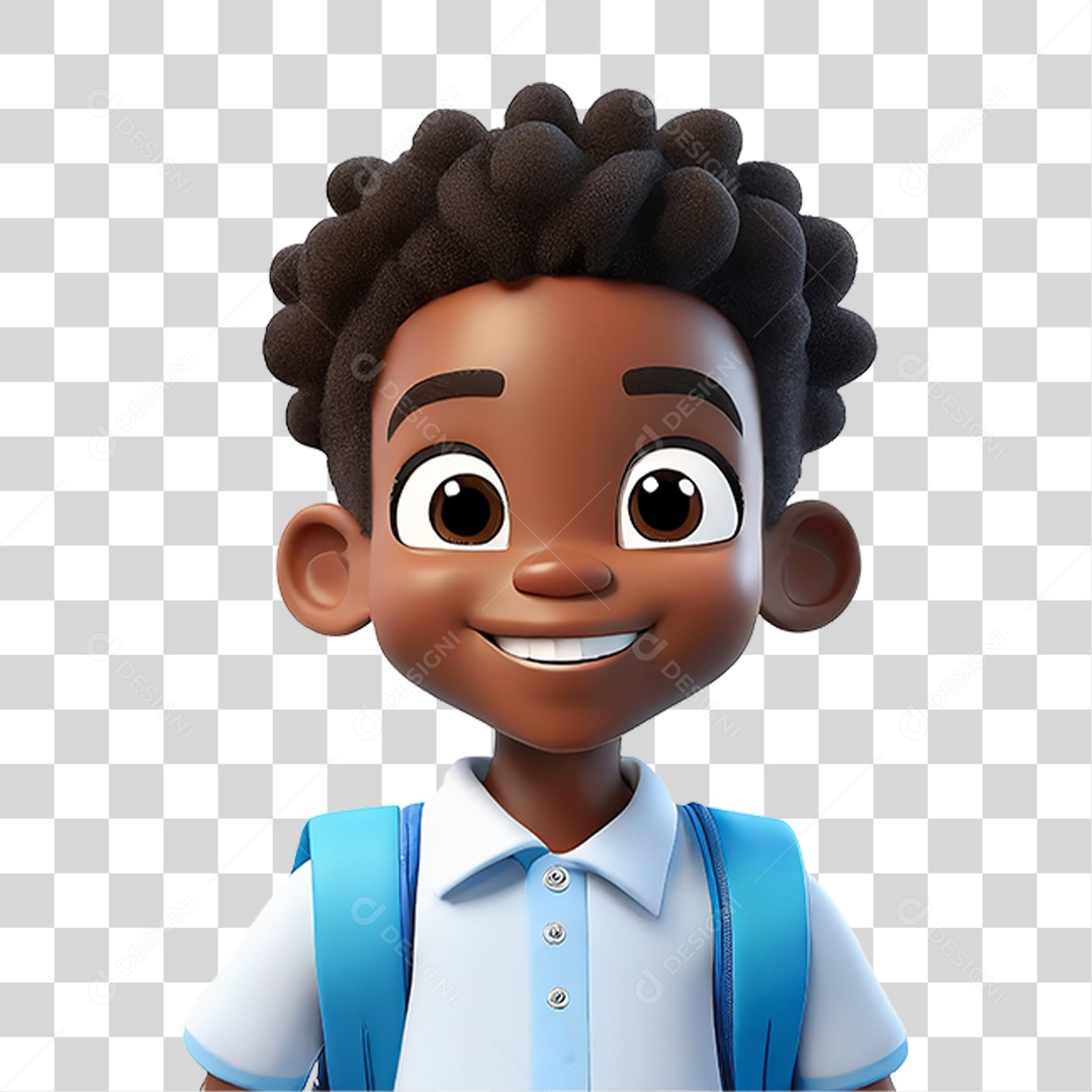 Personagem Estudante PNG Transparente