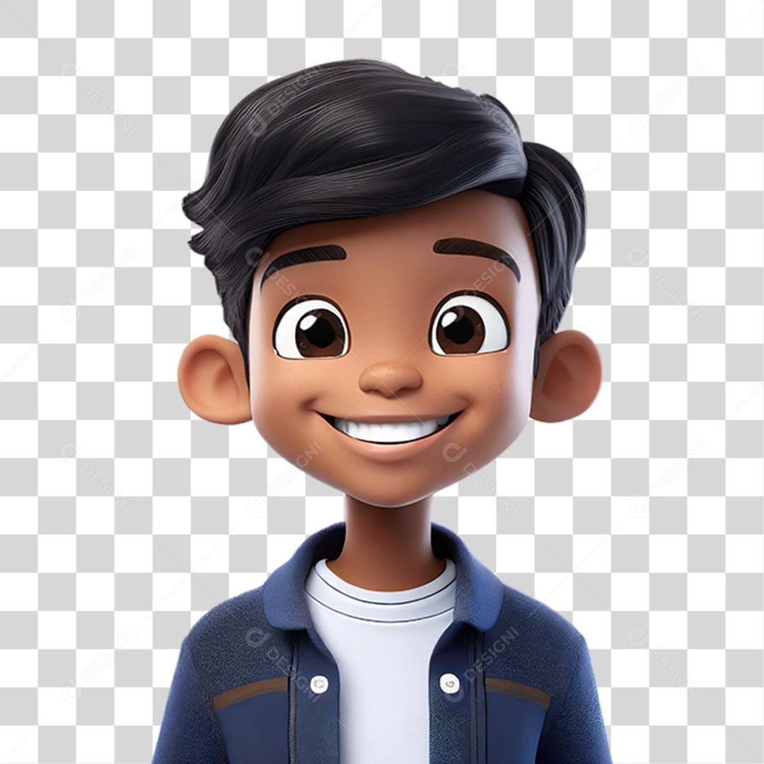 Personagem Estudante PNG Transparente