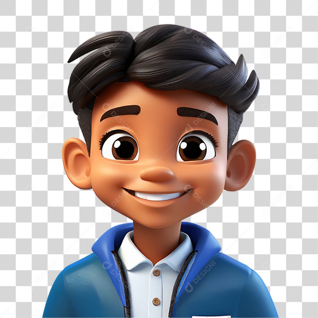 Personagem Estudante PNG Transparente