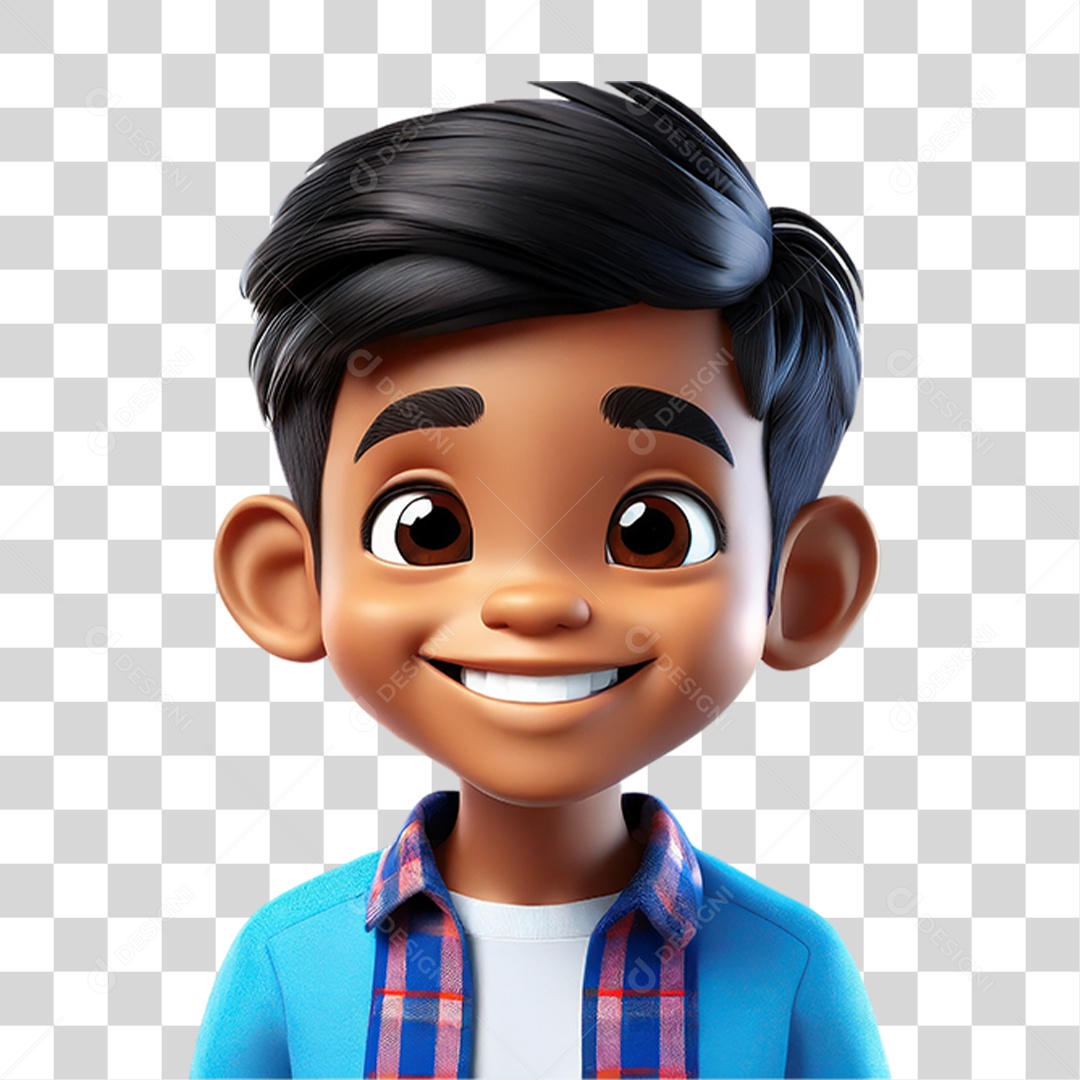 Personagem Estudante PNG Transparente