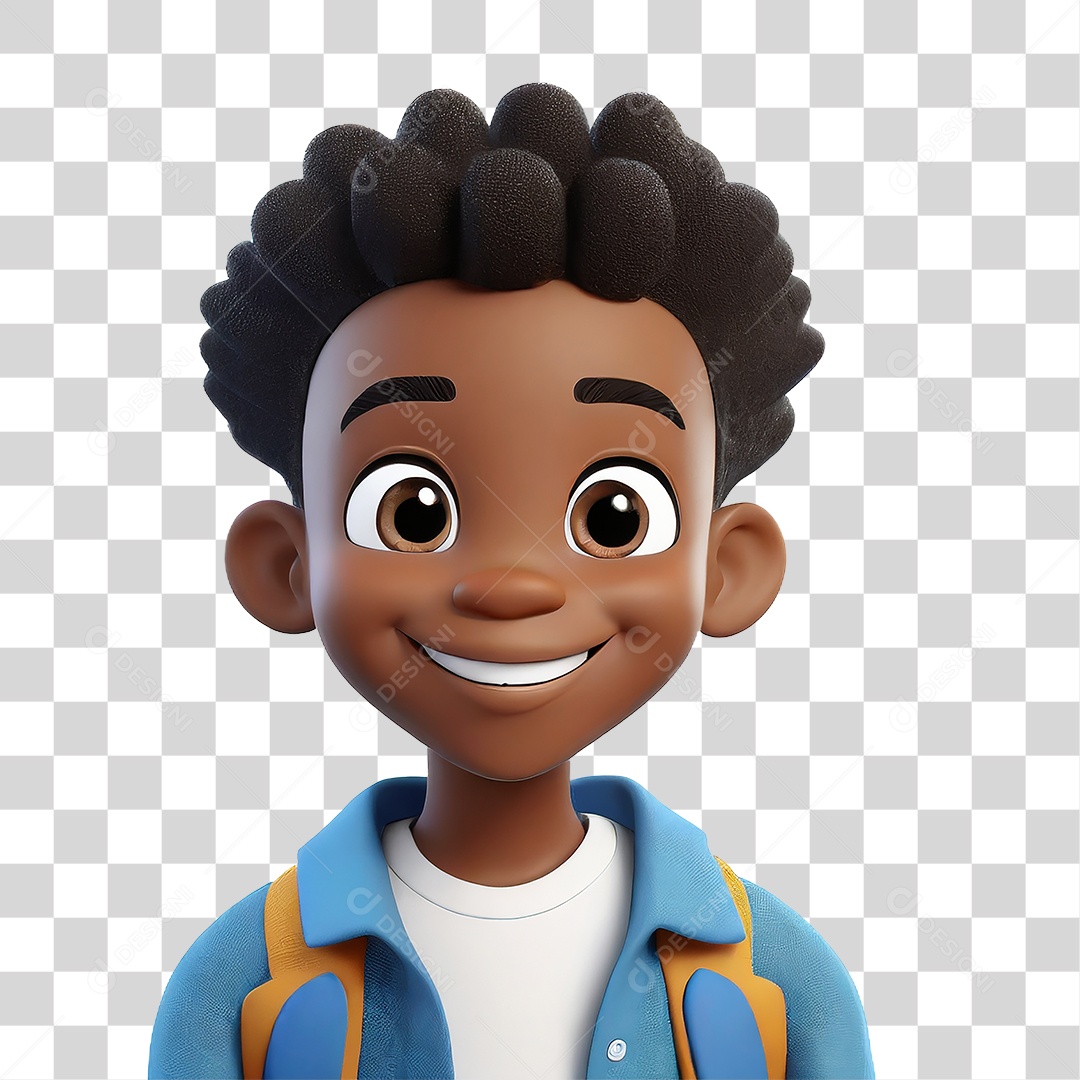 Personagem Estudante PNG Transparente