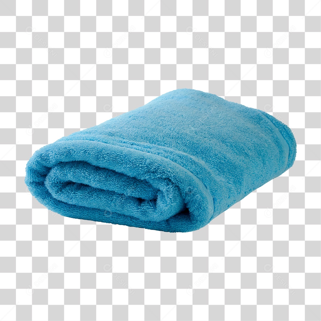 Toalha Azul PNG Transparente