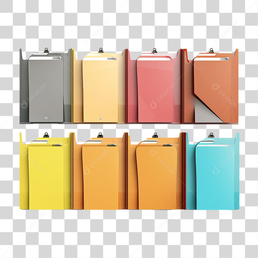 Arquivos Organizados PNG Transparente