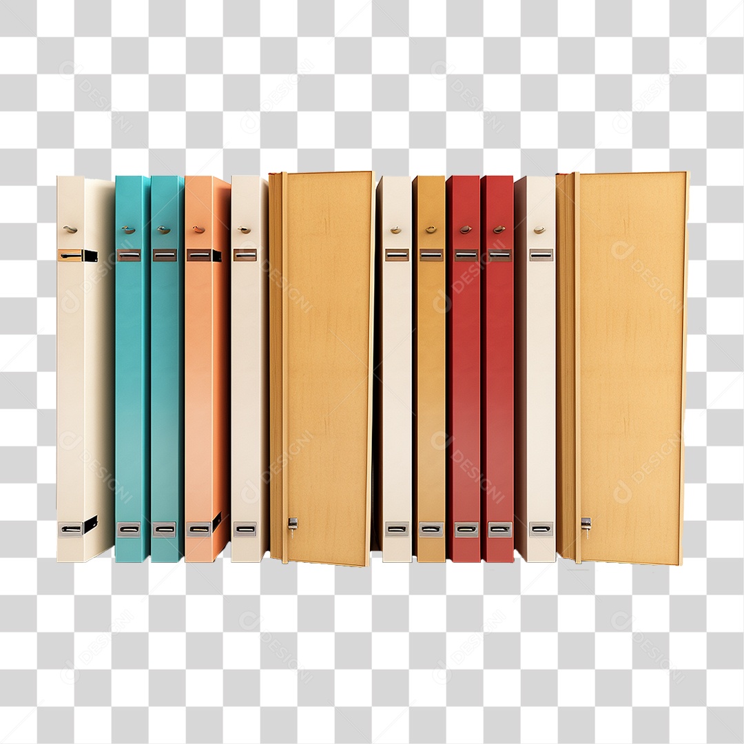 Arquivos Organizados PNG Transparente