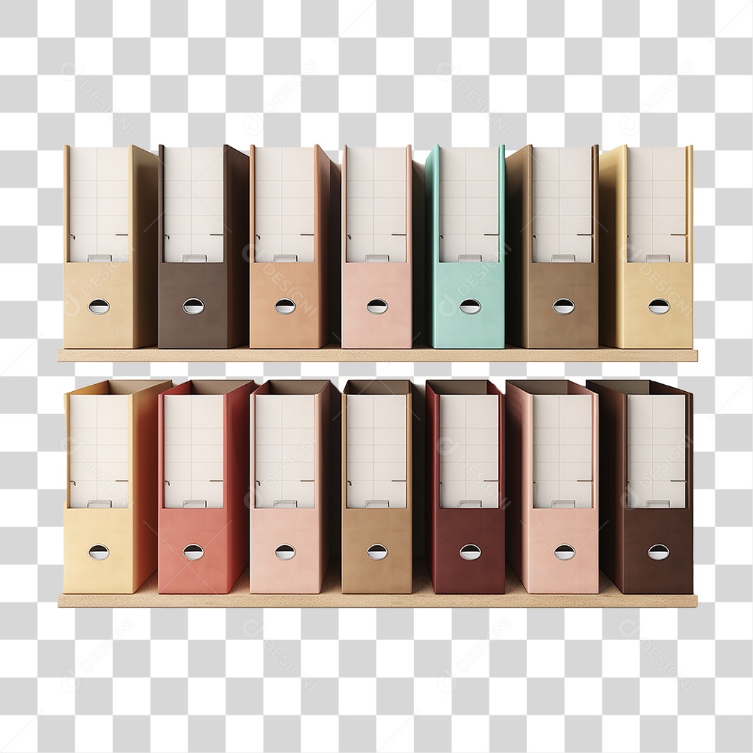 Arquivos Organizados PNG Transparente