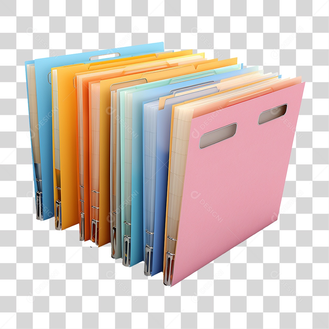 Arquivos Organizados PNG Transparente