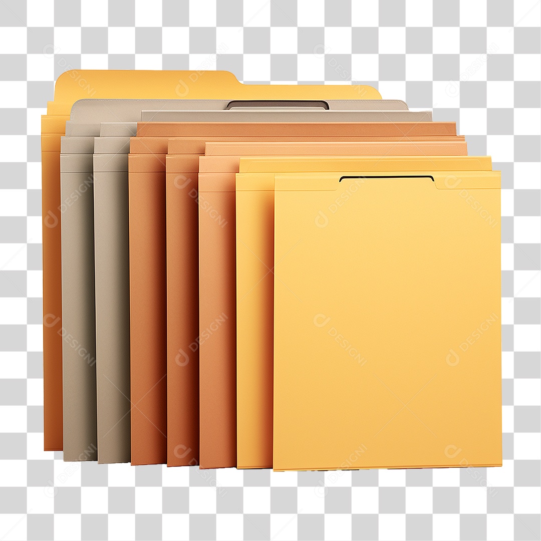 Arquivos Organizados PNG Transparente