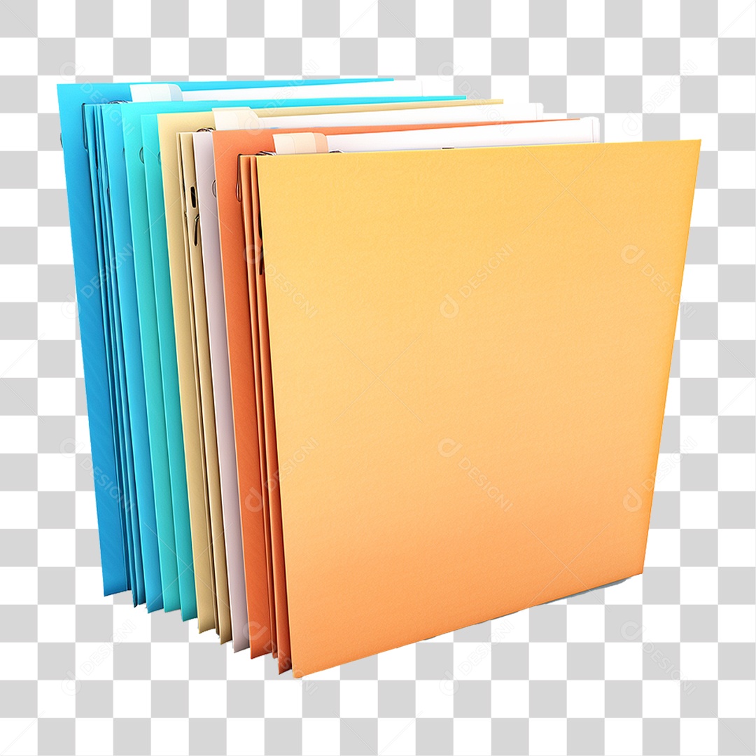 Arquivos Organizados PNG Transparente
