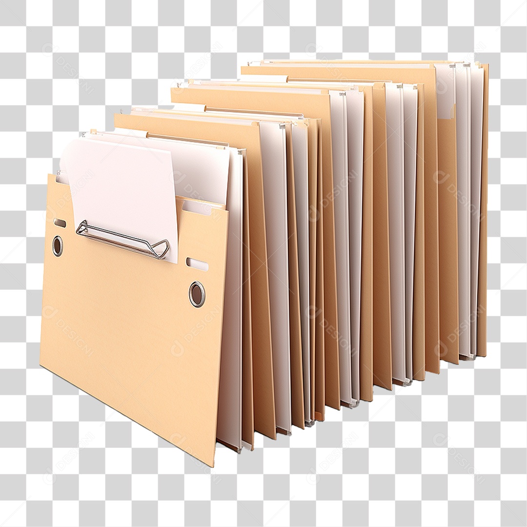 Arquivos Organizados PNG Transparente