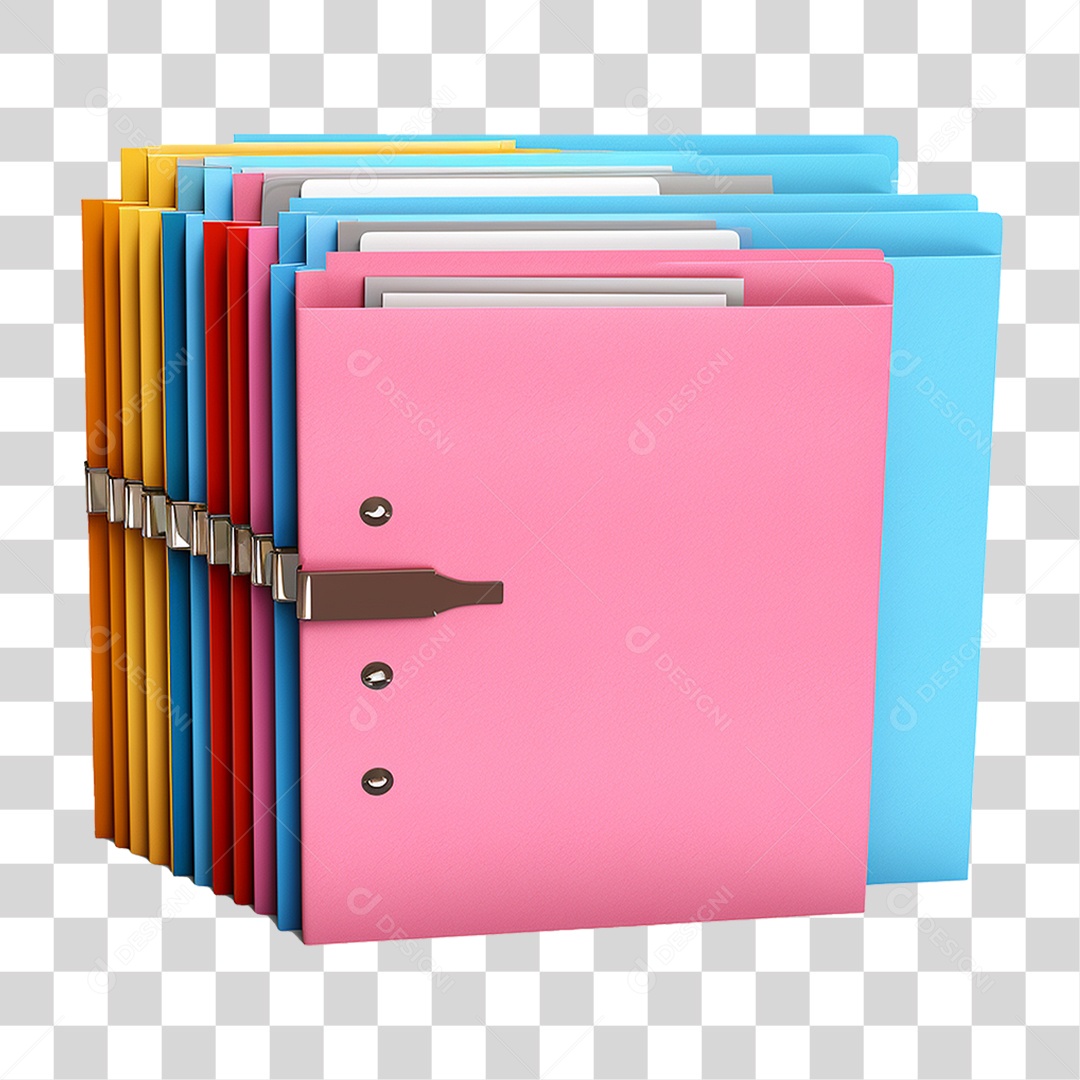 Arquivos Organizados PNG Transparente